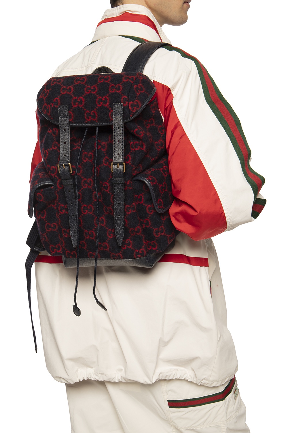 Gucci Wool backpack with logo